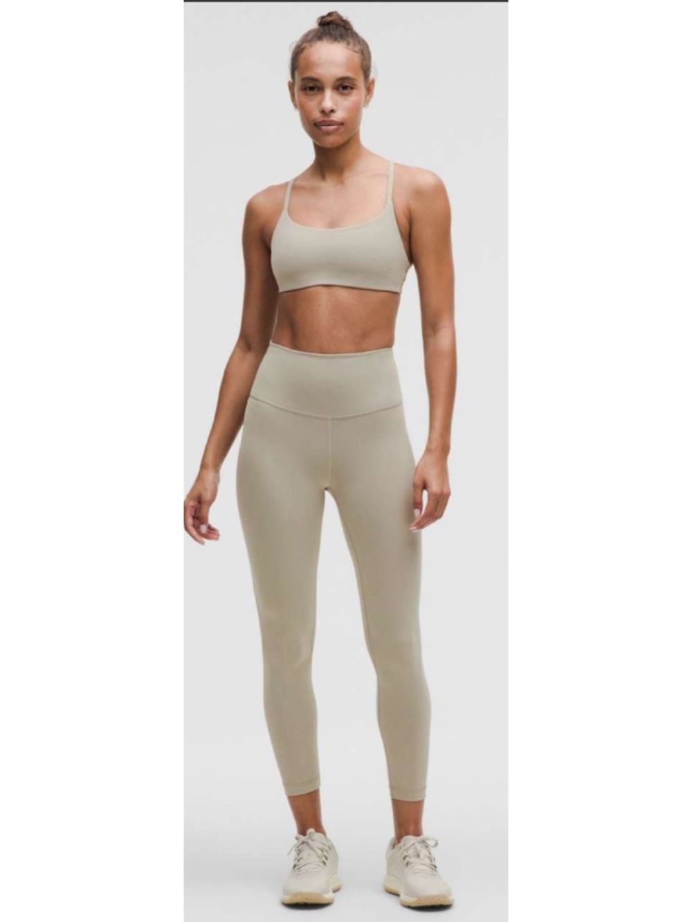 Lululemon Wunder Train High-Rise Tight 25" Leggings RIVERSTONE TAN New 6